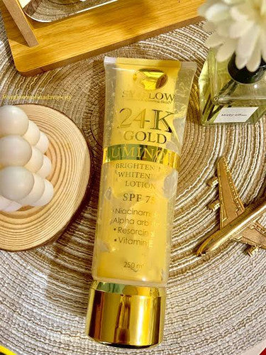 SY Glow – 24K Gold Luminous Brightening Whitening Lotion SPF 75 – 250 ml