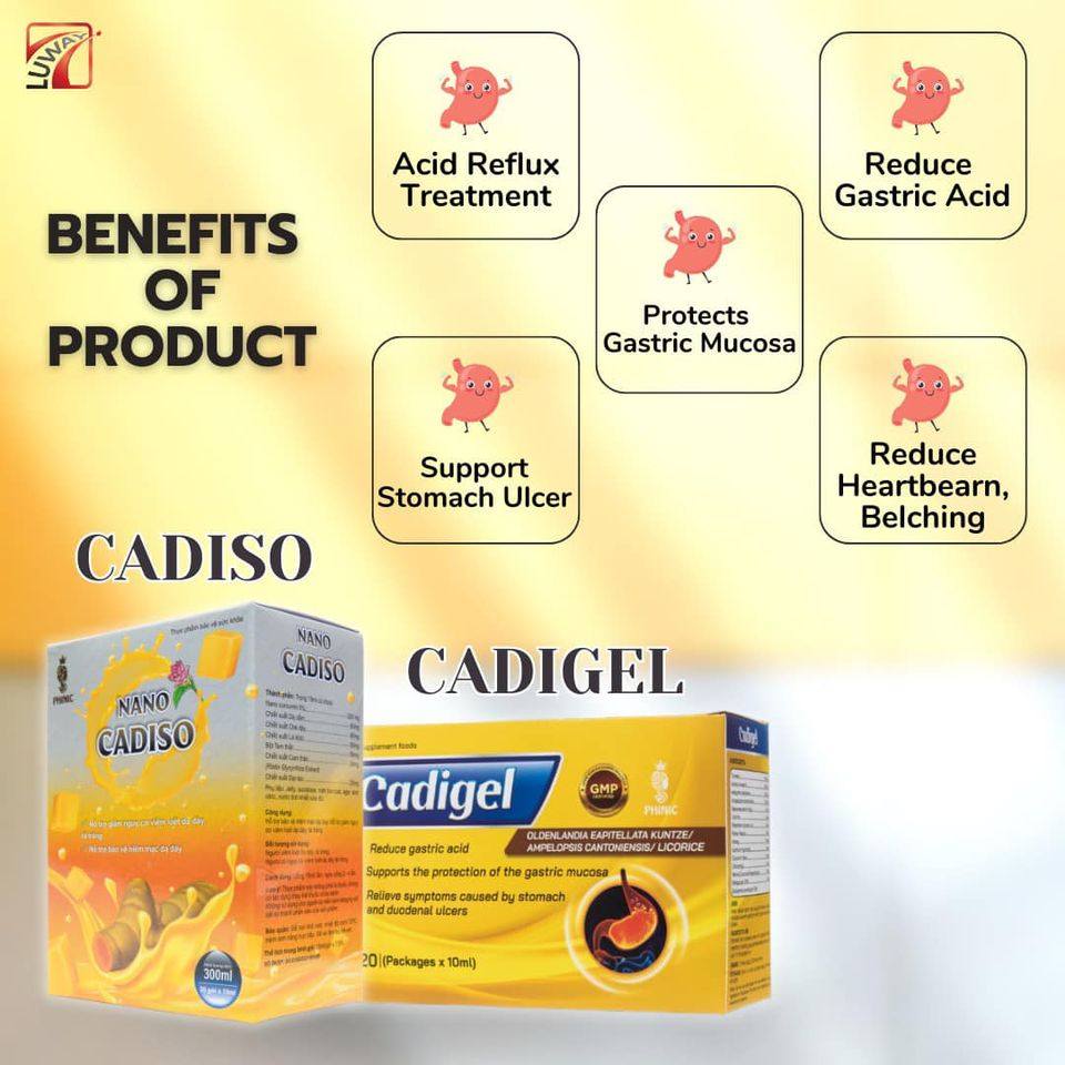 Nano Cadiso, Korea's #1 product that supports the treatment of stomach problems.