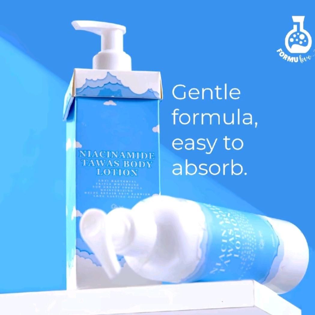 Formulove Niacinamide Tawas Body Lotion - Hydrating Moisturizer for Skin Repair - Comfort, Moisture, Hydrate, Skincare