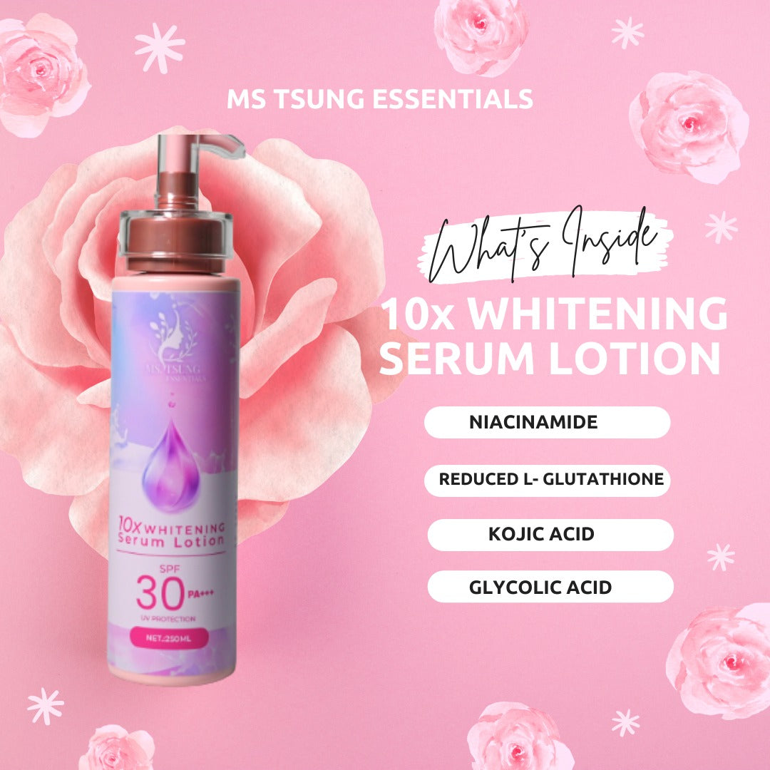 MS TSUNG 10X WHITENING SERUM LOTION 250ml