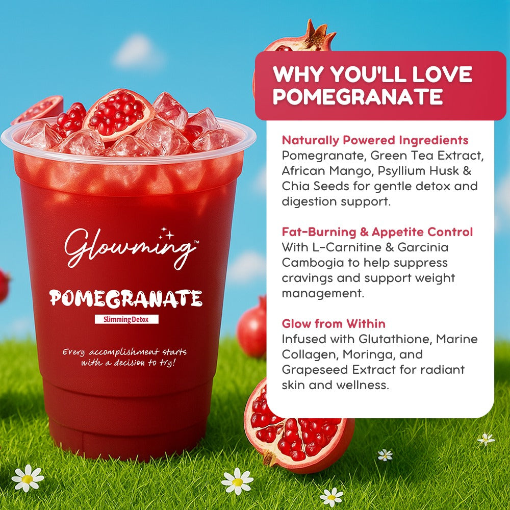 CC GLAM & BEAUTY POMEGRANATE DETOX DRINK