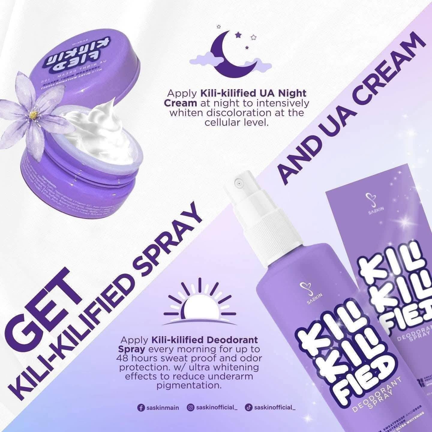 SASKIN KILIKILI FIED DEODORANT SPRAY 60ml