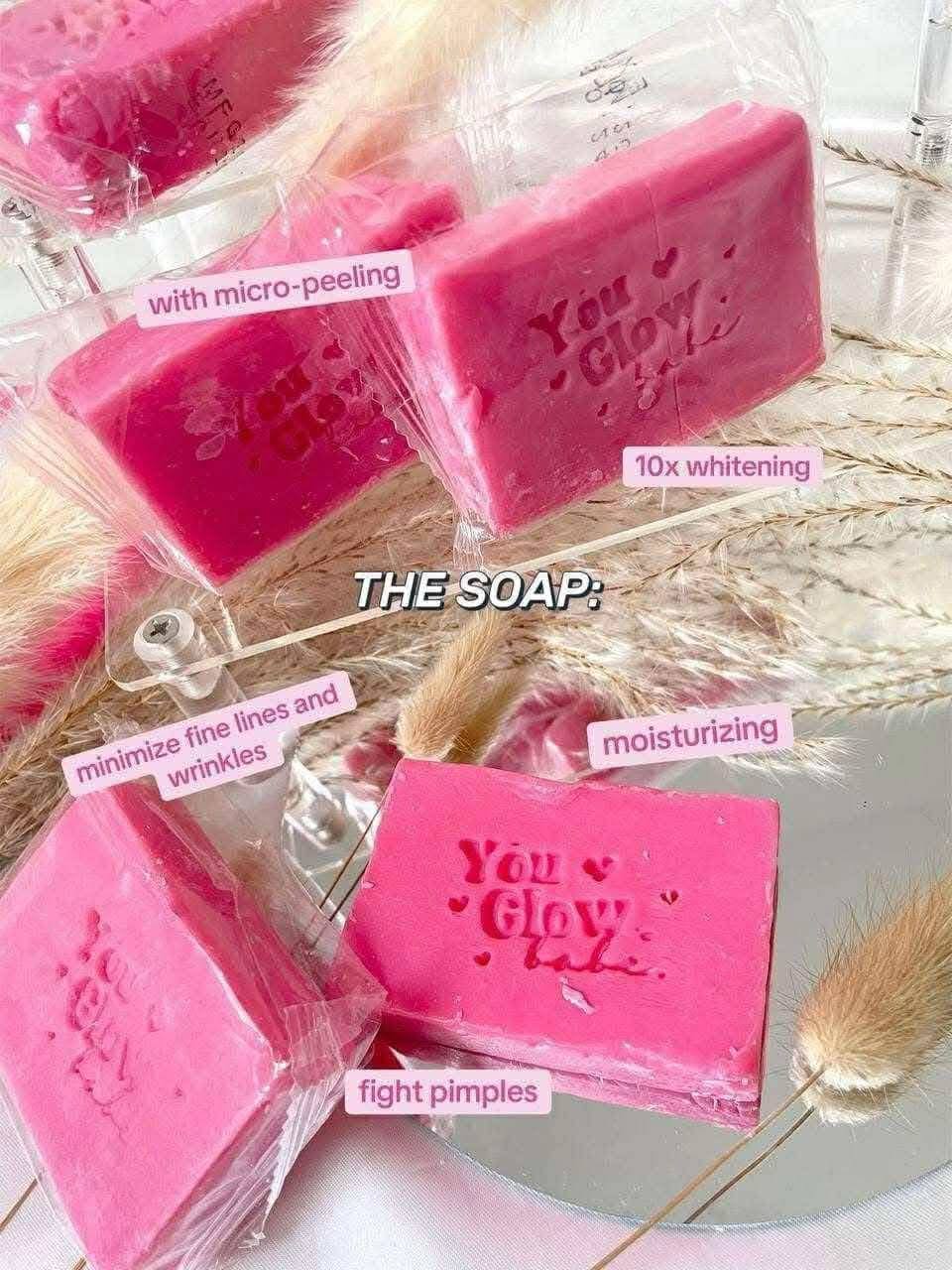 You Glow Babe Beauty White Soap ( 5 X 70g ) - 1 PACK | Sea Buckthorn Snail Extract & Niacinamide