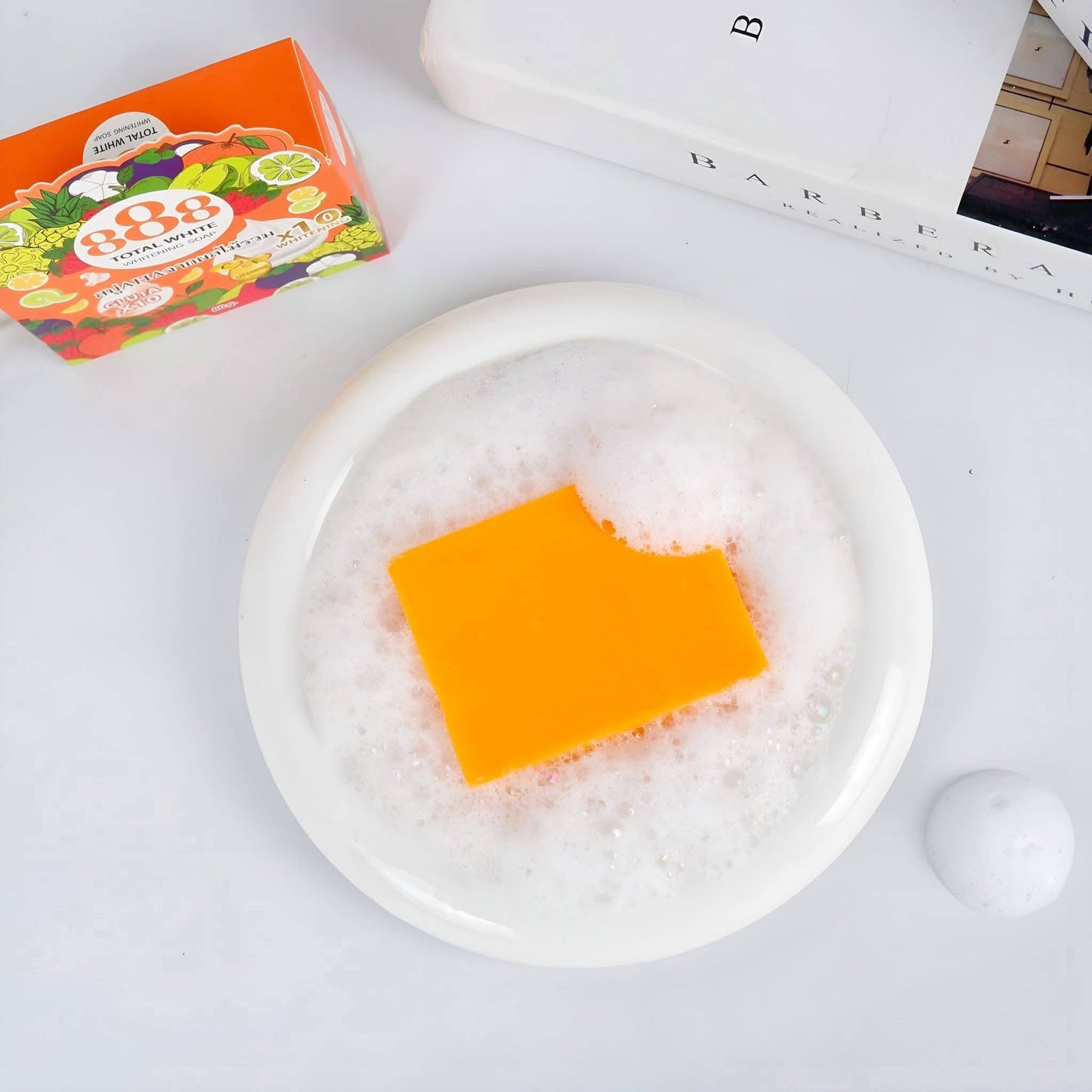 888 Total White Whitening Soap X10 80grams
