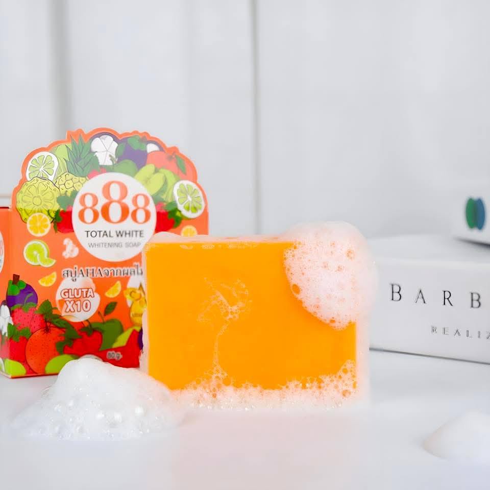 888 Total White Whitening Soap X10 80grams