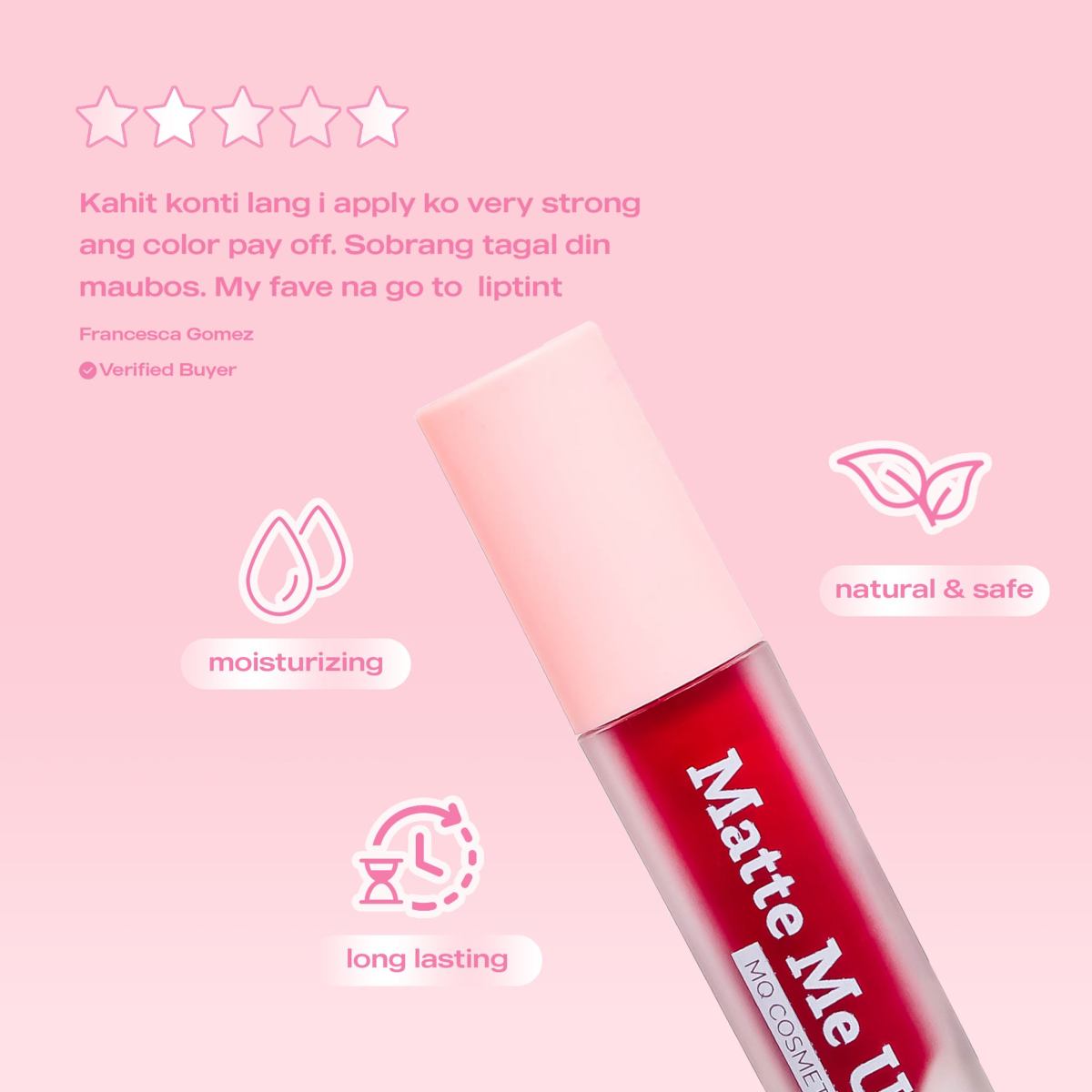 MQ COSMETICS MATTE ME UP LIP TINT (set or individual)