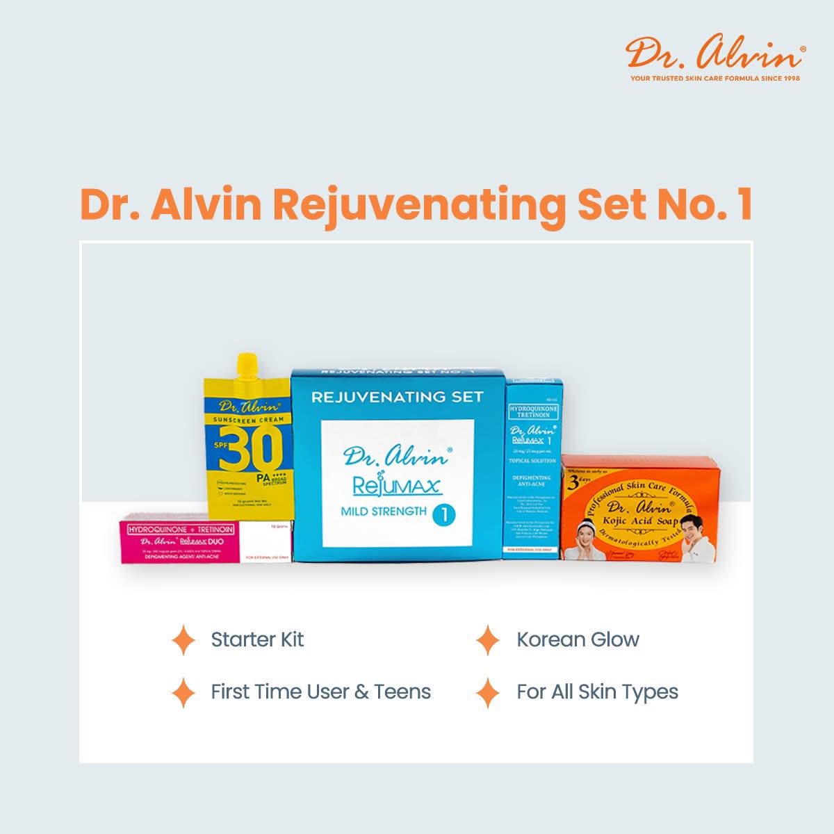 DR. ALVIN REJUMAX SET #1 (MILD STRENGTH)