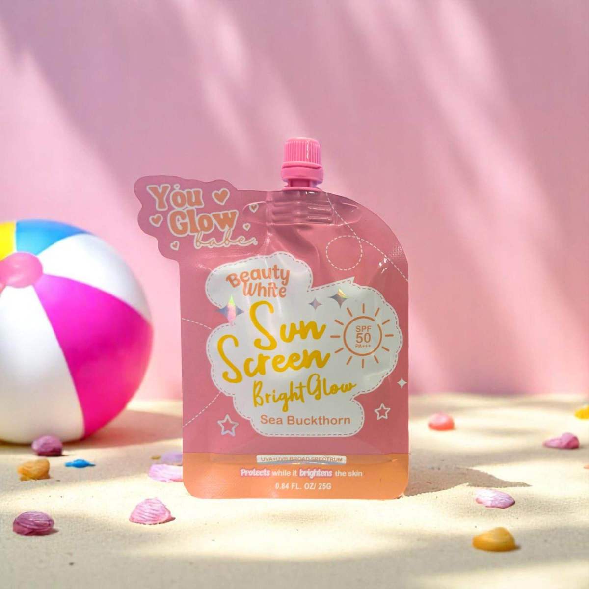 Beauty White Sun Screen Bright Glow | You Glow, Babe