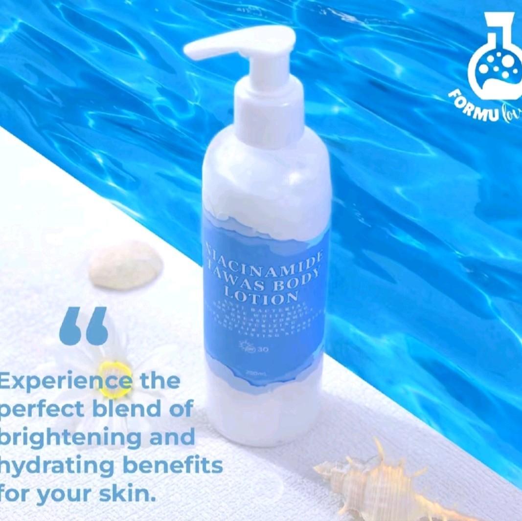 Formulove Niacinamide Tawas Body Lotion - Hydrating Moisturizer for Skin Repair - Comfort, Moisture, Hydrate, Skincare