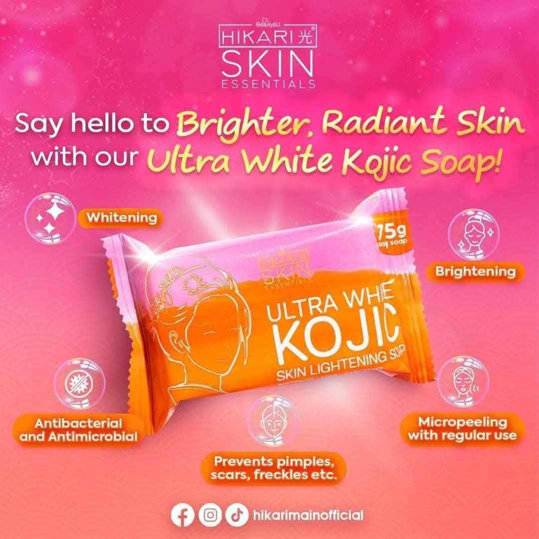 HIKARI ULTRA WHITE KOJIC SOAP 75g