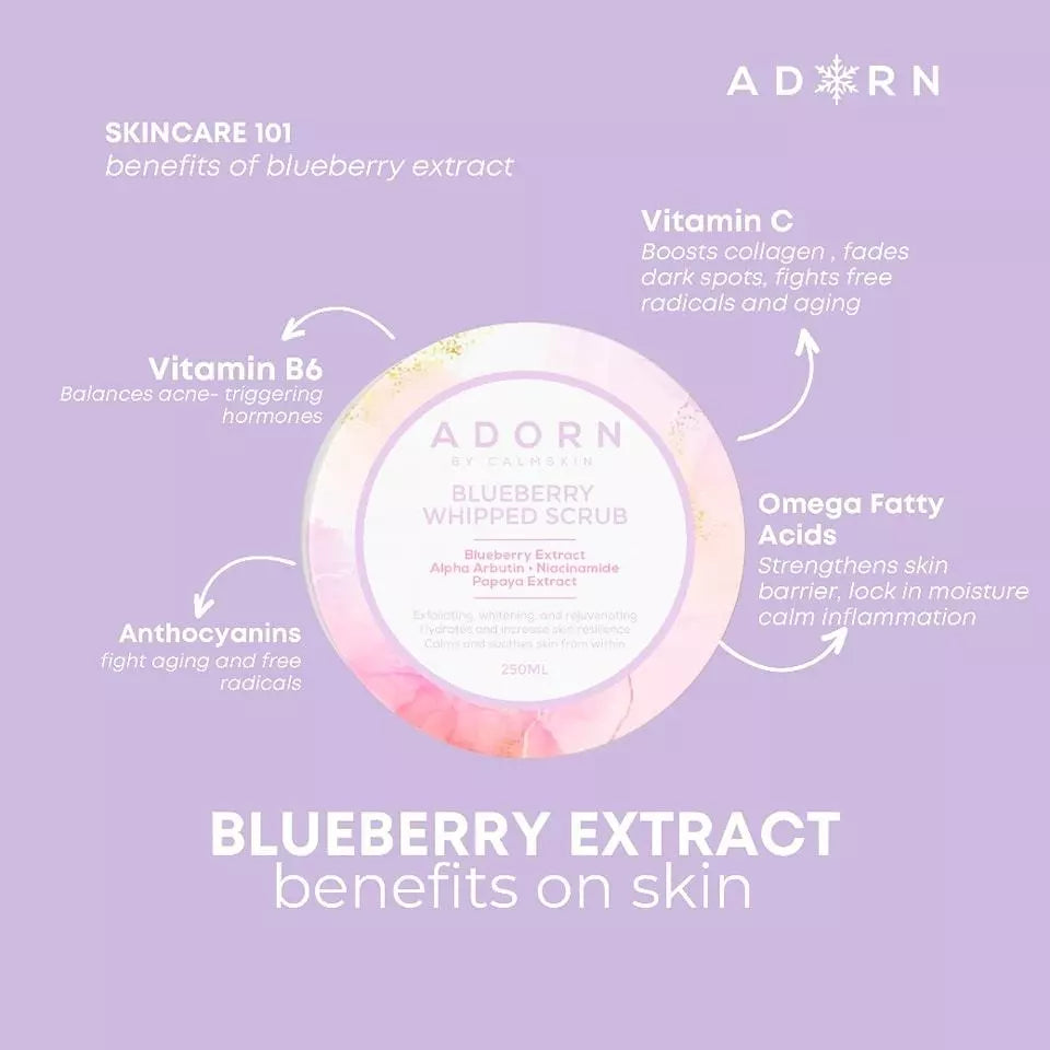 Adorn By Calmskin Whipped Scrub Blueberry |