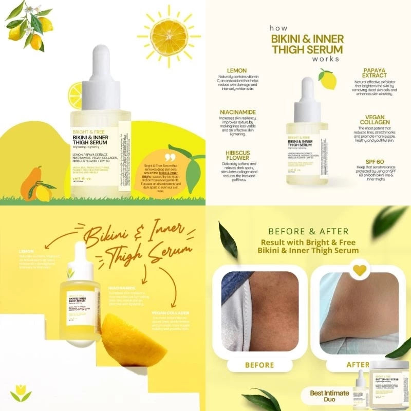 Catt and Co underarm serum,nipple,elbows and knees,butt,bikini inner thigh,scar and hair intensive