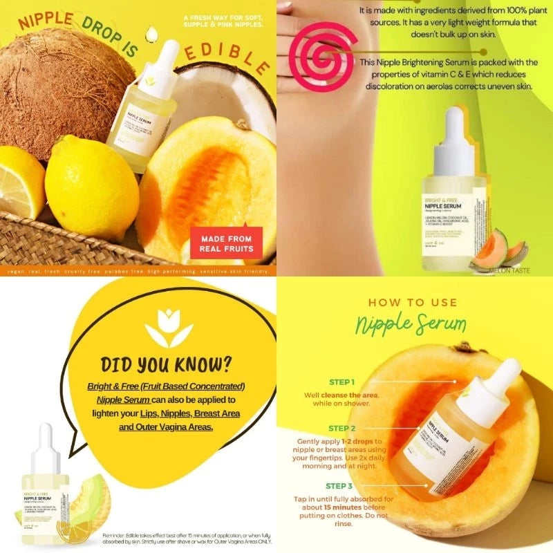 Catt and Co underarm serum,nipple,elbows and knees,butt,bikini inner thigh,scar and hair intensive