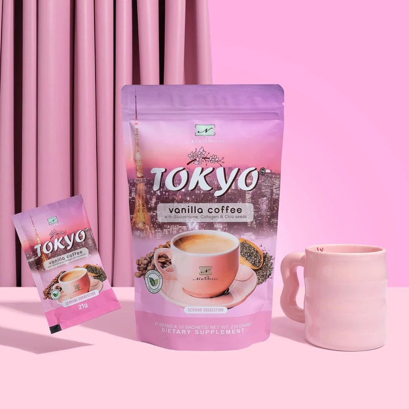 NAMIROSEUS TOKYO | KYOTO | POKHARA | SAKURA THAI MILKTEA PREMIUM SLIMMING COFFEE 10sachets per Pack
