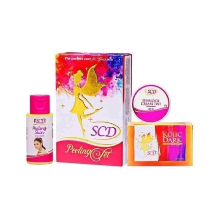 SCD PEELING SKIN LOTION SET BIG 100ML 3 IN 1 ORIGINAL