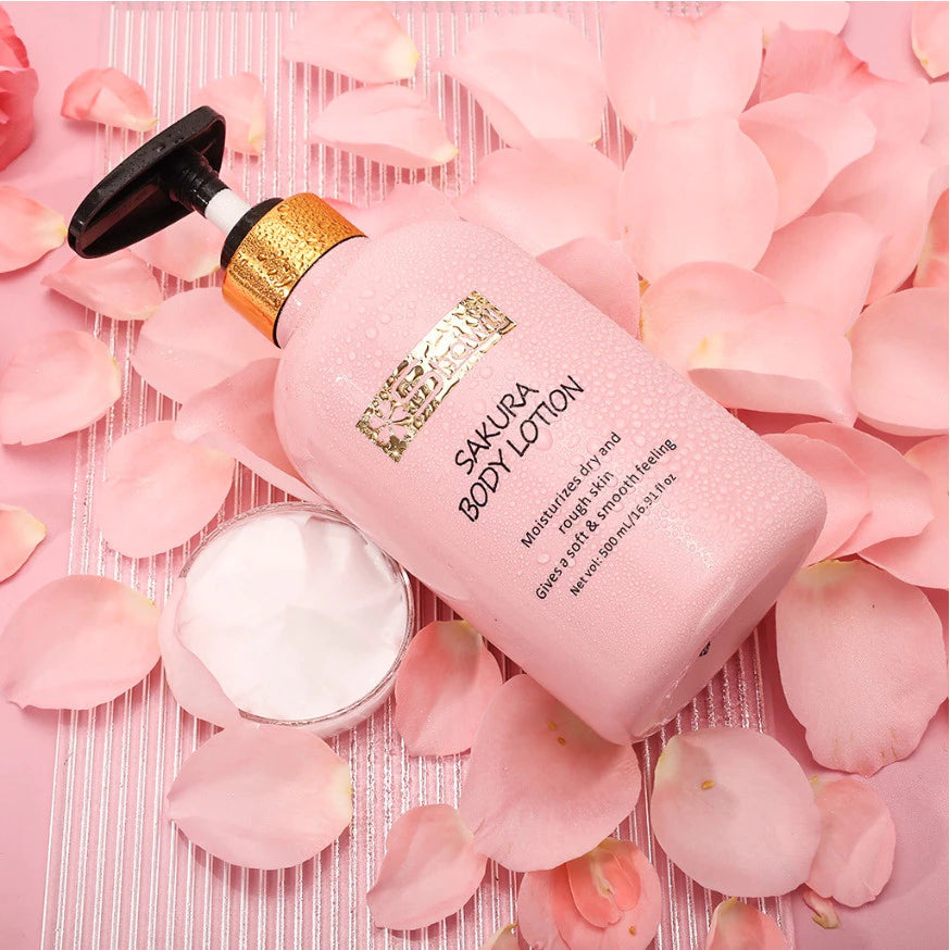 Shawill niacinamide body lotion sakura blossom care whitening lotion cherry extract moisturizing