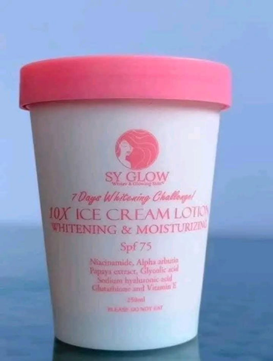 SY GLOW ICE CREAM LOTION SPF75