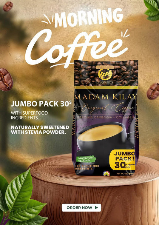 SLIMMING K Kape Krema Jumbo Madam Kilay Coffee Decaf Fat Burner Collagen Chia Seeds Weight Loss