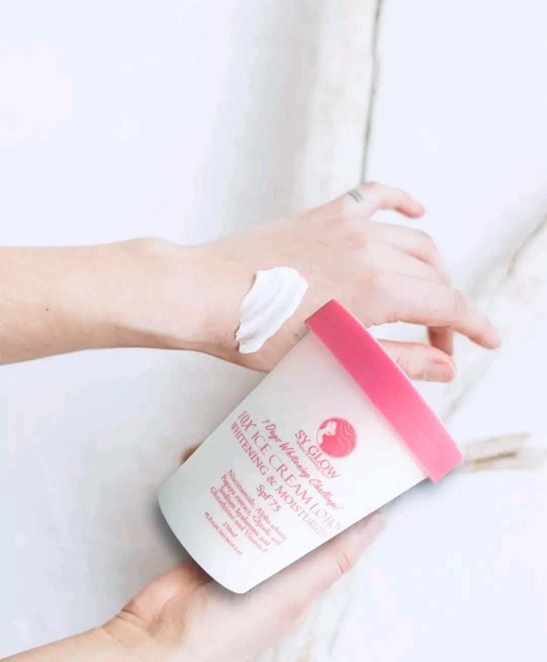 SY GLOW ICE CREAM LOTION SPF75