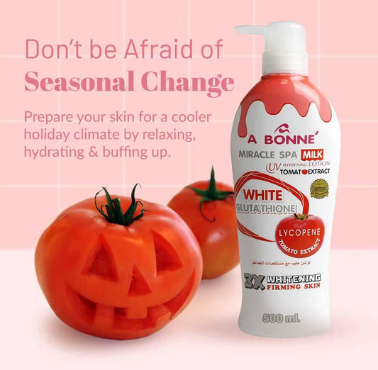 A BONNE MIRACLE SPA MILK LOTION WITH GLUTATHIONE AND TOMATO EXTRACT