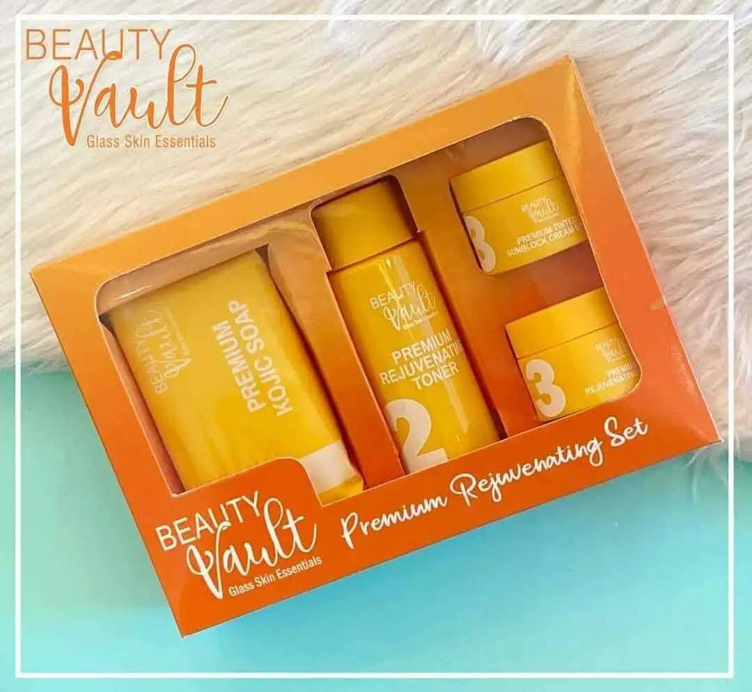 BEAUTY VAULT PREMIUM REJUVENATING SET | WHITENING & MAINTENANCE SET