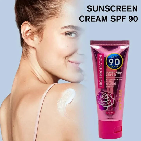 Waterproof SPF 90+ Facial Sunscreen Cream Skin Care for Facial Body Sunblock Lotion 60ml Whitening | Shopee Philippines