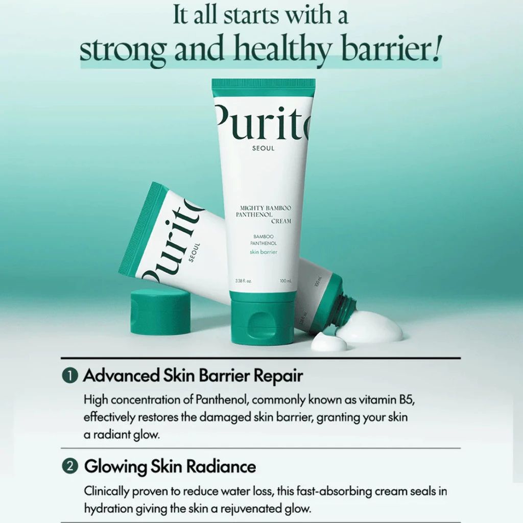 Purito Mighty Bamboo Panthenol Cream 100ml
