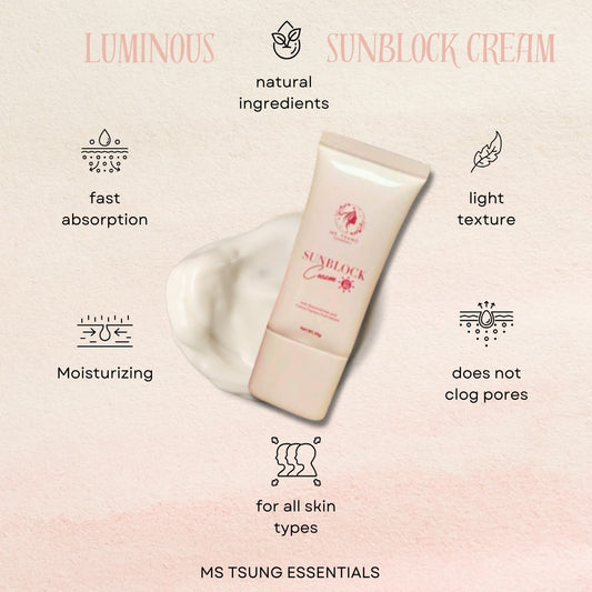 MS TSUNG LUMINOUS SUNBLOCK CREAM 30g