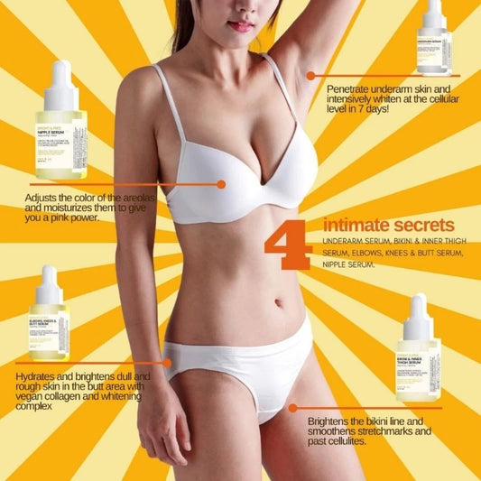 Catt and Co underarm serum,nipple,elbows and knees,butt,bikini inner thigh,scar and hair intensive