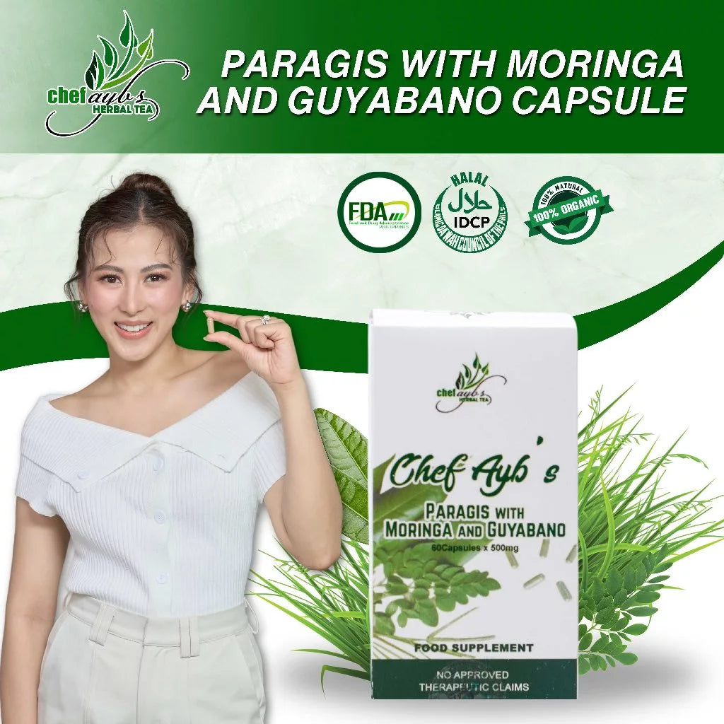 Chef Ayb’s Paragis with Moringa and Guyabano Capsule