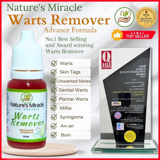 Nature's Miracle Original Kasoy Herbal Oil & Organic Remover of Warts Kulugo Nunal An An Herbal Oil