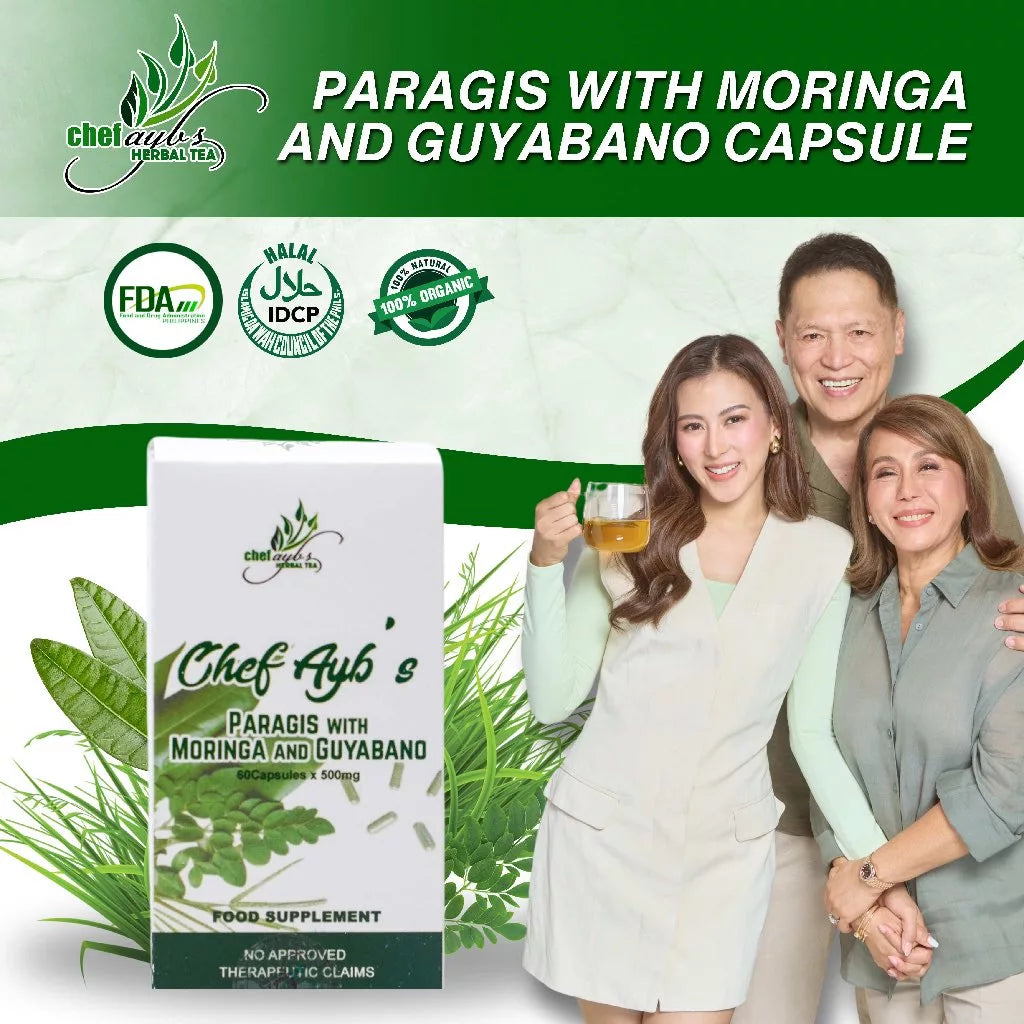 Chef Ayb’s Paragis with Moringa and Guyabano Capsule