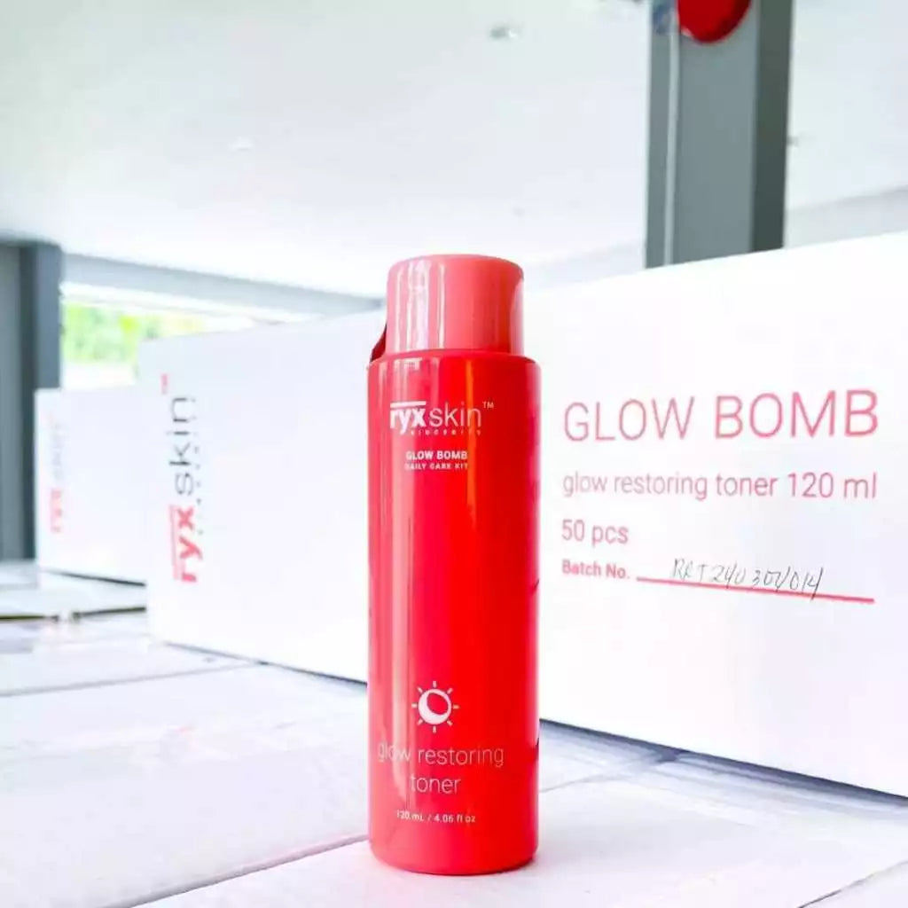 RyxSkin Glow Bomb Big Toner 120ml for all skin types but best for oily & acne-prone skin