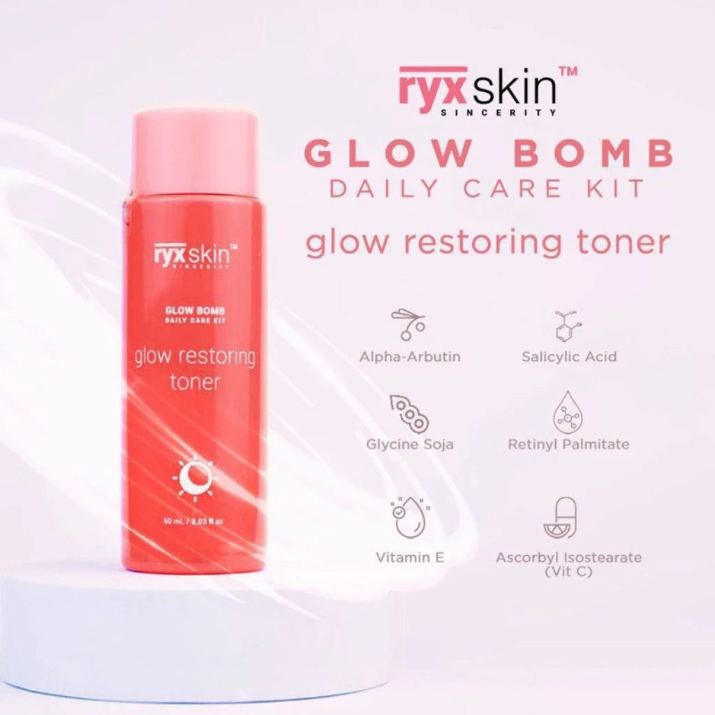 RyxSkin Glow Bomb Big Toner 120ml for all skin types but best for oily & acne-prone skin